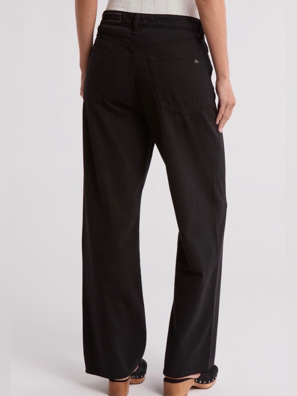 rag & bone Lori Mid Rise Wide Leg Pants - Picture 2 of 5